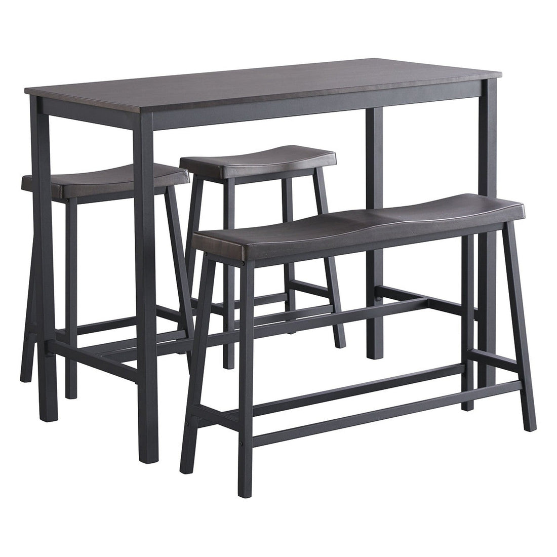 Playden Counter Height Dining Table and Bar Stools (Set of 4) Ash-D231-233