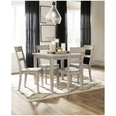 Loratti Dining Table and Chairs (Set of 5) Ash-D261-225