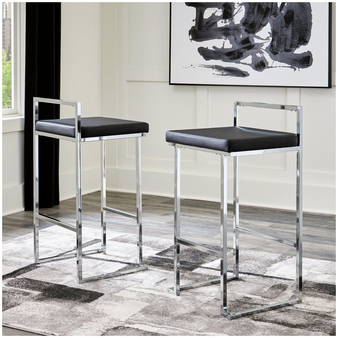 Madanere Bar Height Bar Stool Ash-D275-630