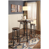 Challiman Bar Height Bar Stool Ash-D307-130