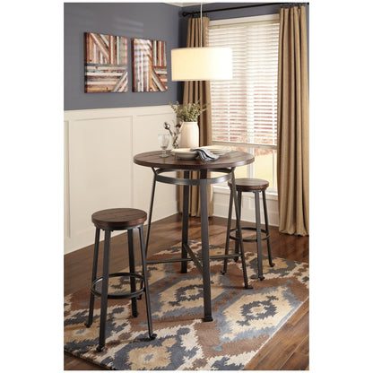 Challiman Bar Height Bar Stool Ash-D307-130
