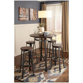 Challiman Bar Height Bar Stool Ash-D307-130