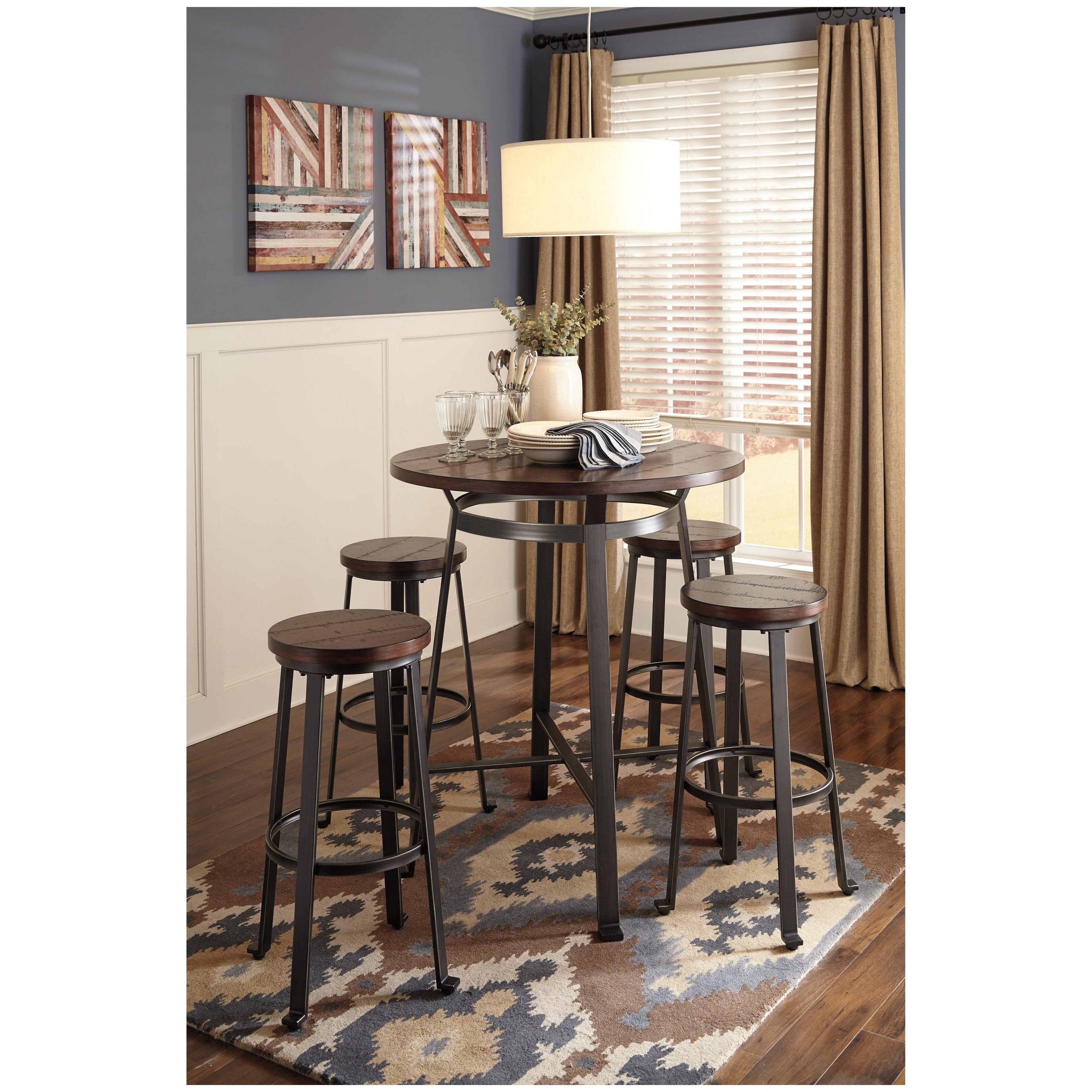 Challiman Bar Height Bar Stool Ash-D307-130