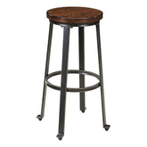 Challiman Bar Height Bar Stool Ash-D307-130