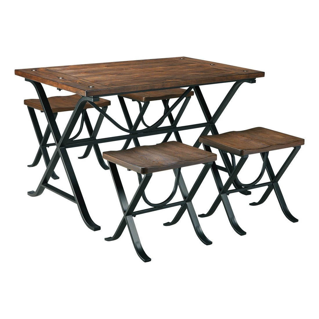 Freimore Dining Table and Stools (Set of 5) Ash-D311-225