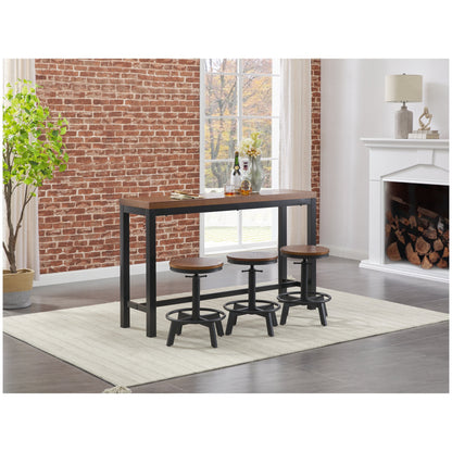 Quinidad Counter Height Dining Table and Bar Stools (Set of 4) Ash-D320-223