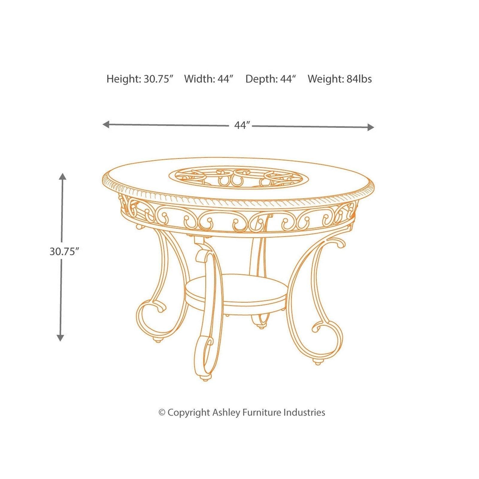 Glambrey Dining Table Ash-D329-15