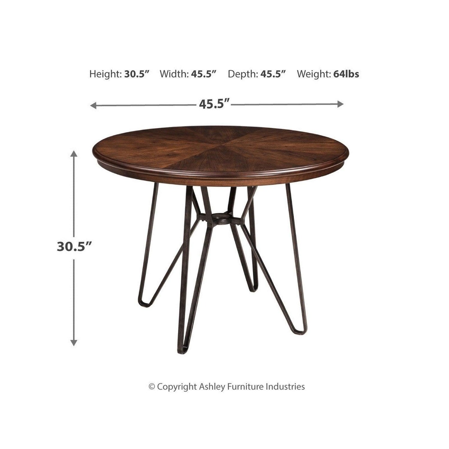 Centiar Dining Table Ash-D372-15