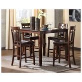 Bennox Counter Height Dining Table and Bar Stools (Set of 5) Ash-D384-223