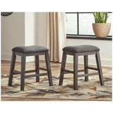 Caitbrook Counter Height Upholstered Bar Stool Ash-D388-024