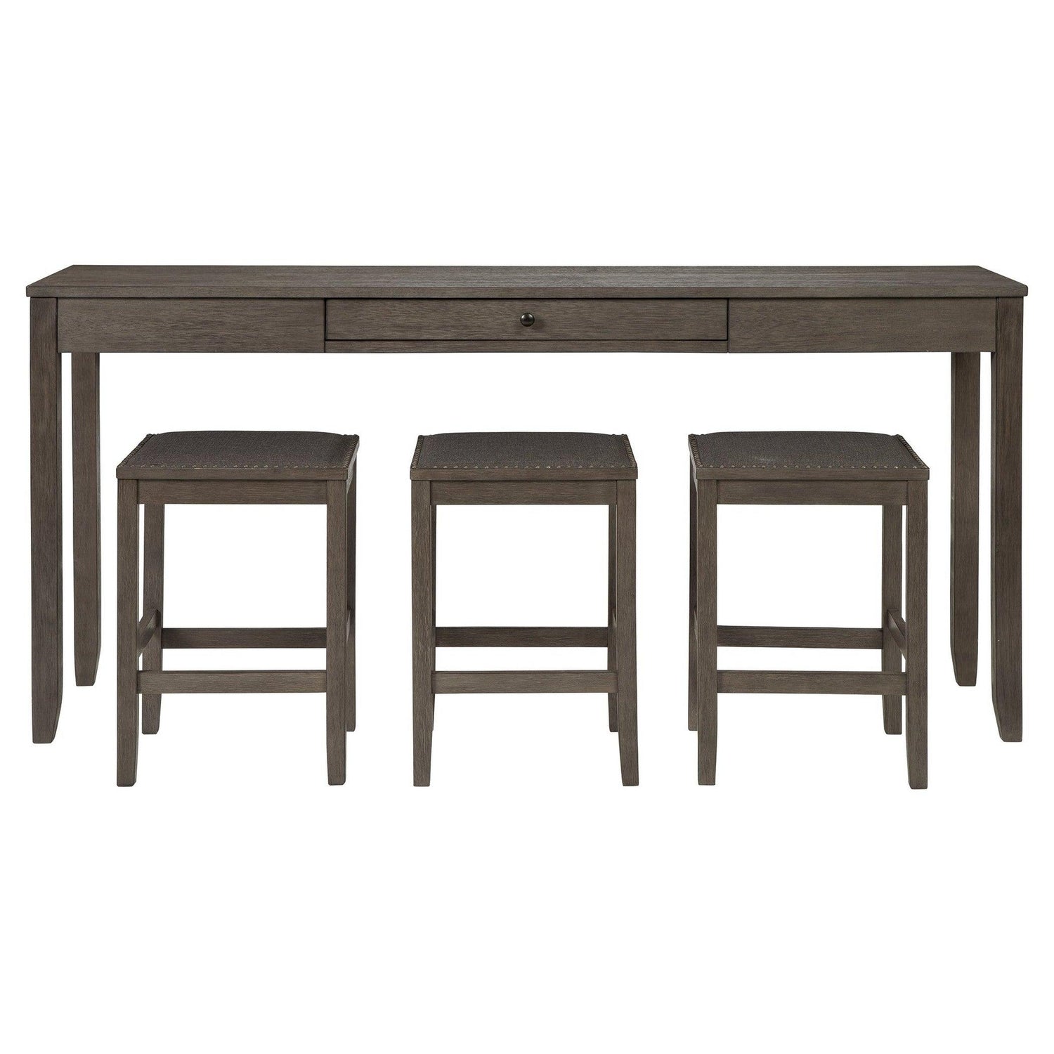Caitbrook Counter Height Dining Table and Bar Stools (Set of 3) Ash-D388-223