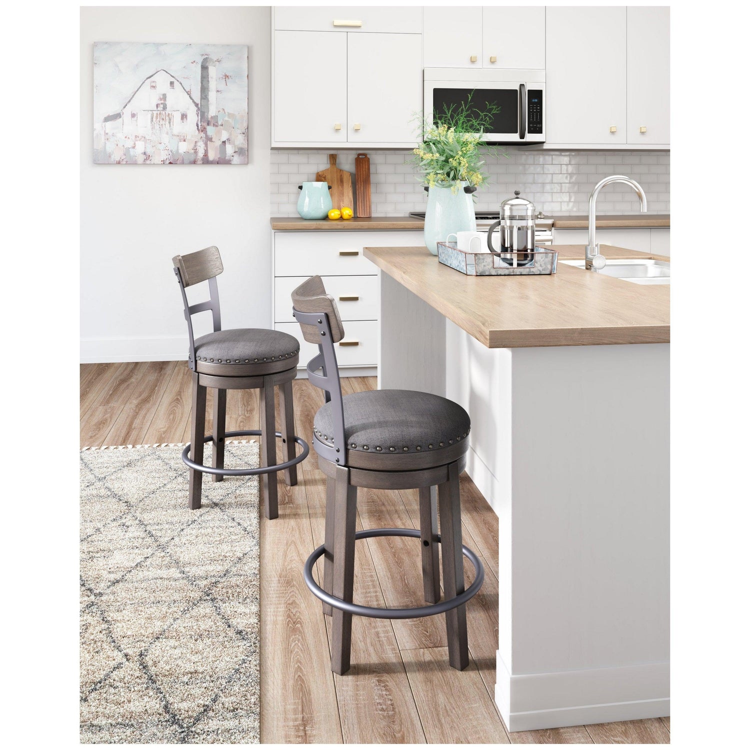 Caitbrook Counter Height Bar Stool Ash-D388-224