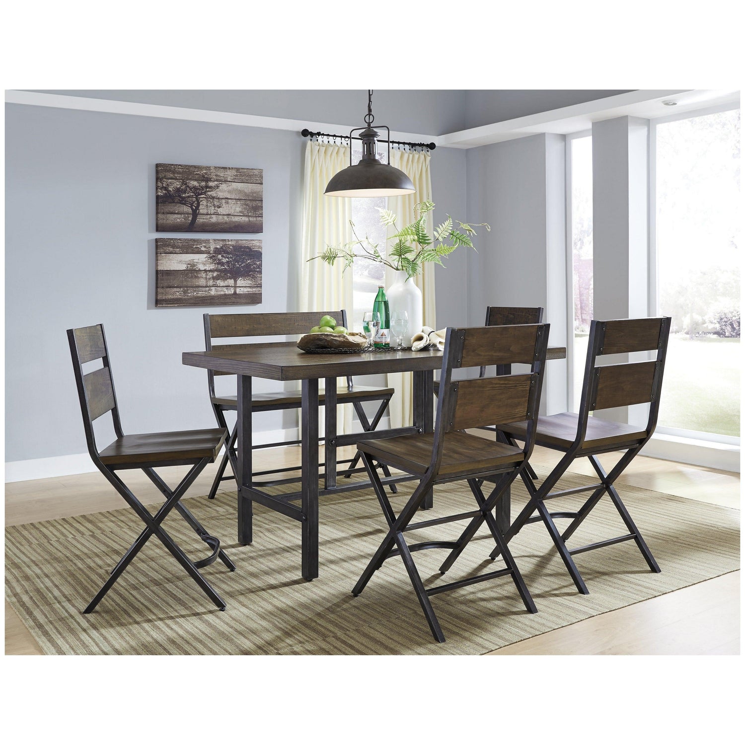 Kavara Counter Height Bar Stool Ash-D469-124