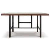 Kavara Counter Height Dining Table with 4 Barstools Ash-D469D3