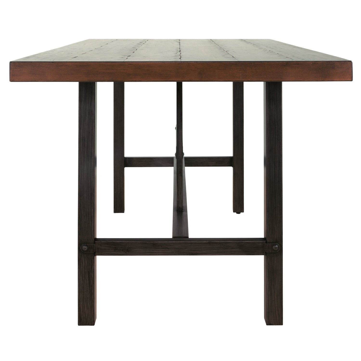 Kavara Counter Height Dining Table with 4 Barstools Ash-D469D1