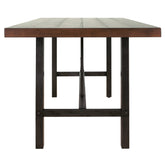 Kavara Counter Height Dining Table with 4 Barstools Ash-D469D1