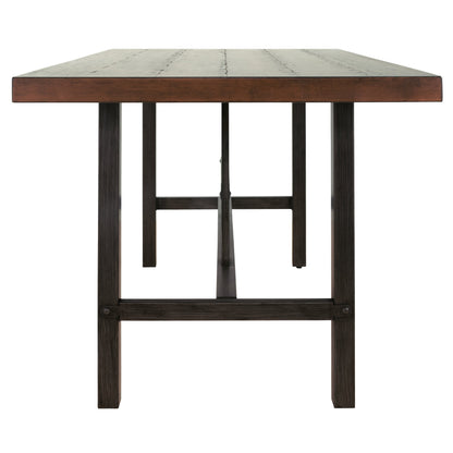 Kavara Counter Height Dining Table with 4 Barstools Ash-D469D1
