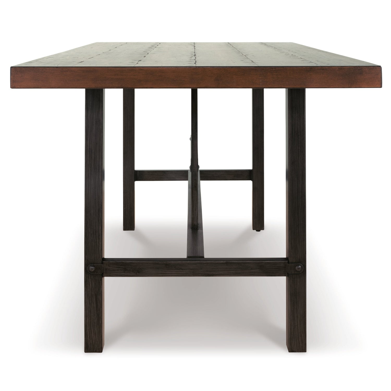 Kavara Counter Height Dining Table with 4 Barstools Ash-D469D3