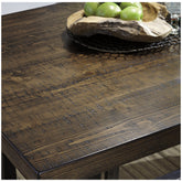Kavara Counter Height Dining Table with 4 Barstools Ash-D469D1