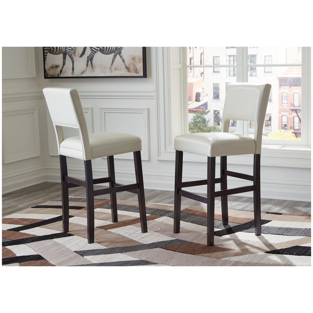 Leektree Bar Height Bar Stool Ash-D470-330
