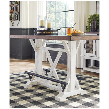 Valebeck Counter Height Dining Table Ash-D546-13