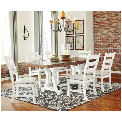 Valebeck Dining Table and 6 Chairs Ash-D546D6