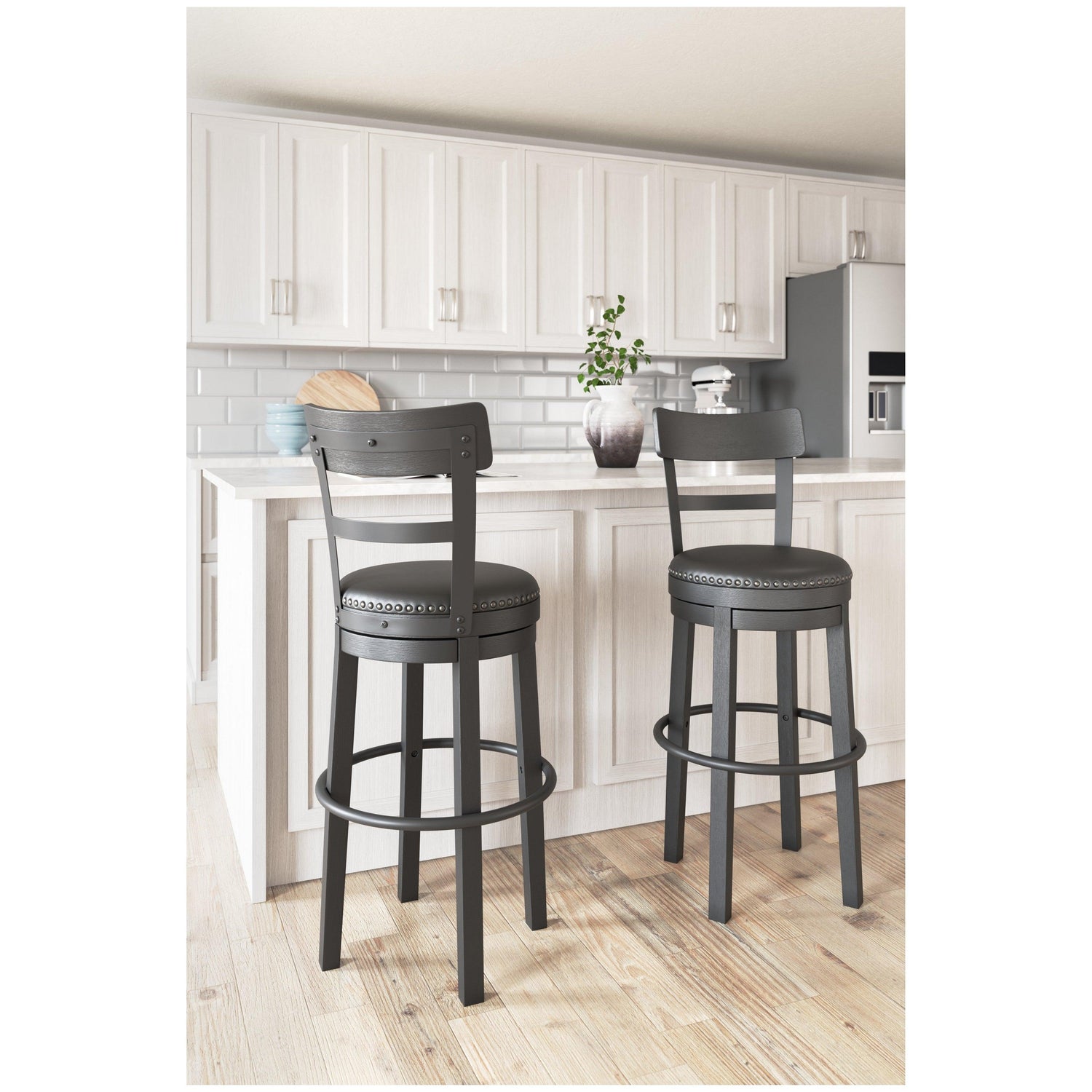 Valebeck Bar Height Bar Stool Ash-D546-630