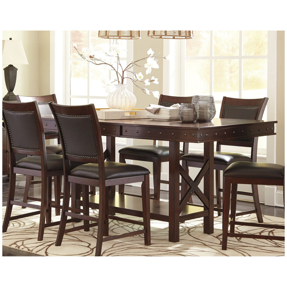 Collenburg Counter Height Dining Extension Table Ash-D564-32