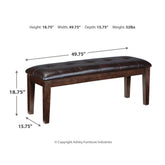 Haddigan Dining Bench Ash-D596-00