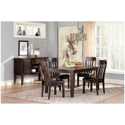 Haddigan Dining Table and 4 Chairs Ash-D596D1