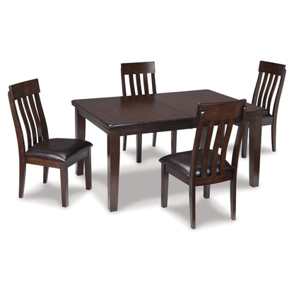 Haddigan Dining Table and 4 Chairs Ash-D596D1