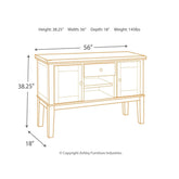 Haddigan Dining Server Ash-D596-60