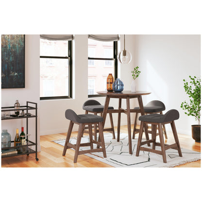 Lyncott Counter Height Bar Stool Ash-D615-124