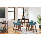 Lyncott Counter Height Bar Stool Ash-D615-124