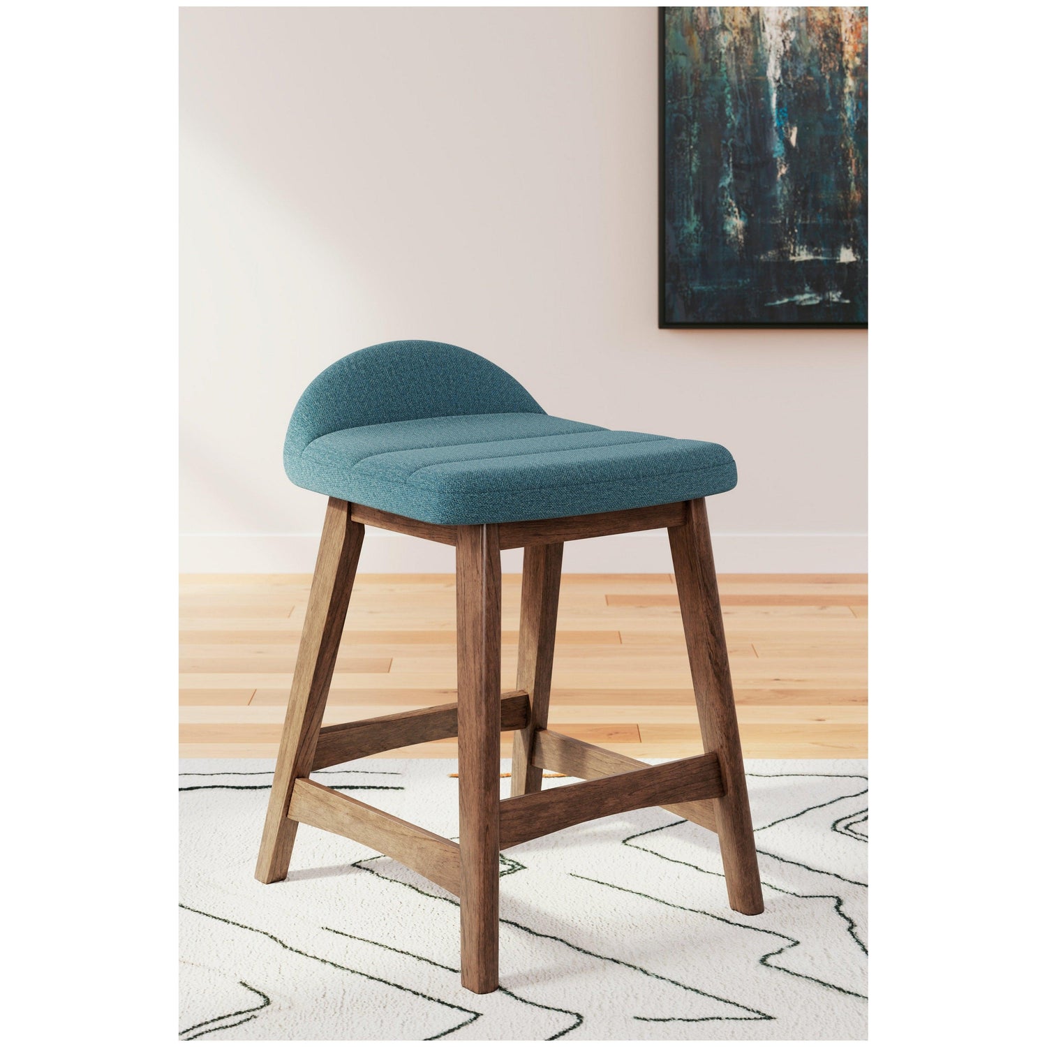 Lyncott Counter Height Bar Stool Ash-D615-124