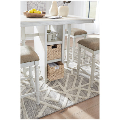 Robbinsdale Counter Height Dining Table and Bar Stools (Set of 5) Ash-D623-223
