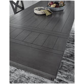 Myshanna Counter Height Dining Table and 6 Barstools Ash-D629D7