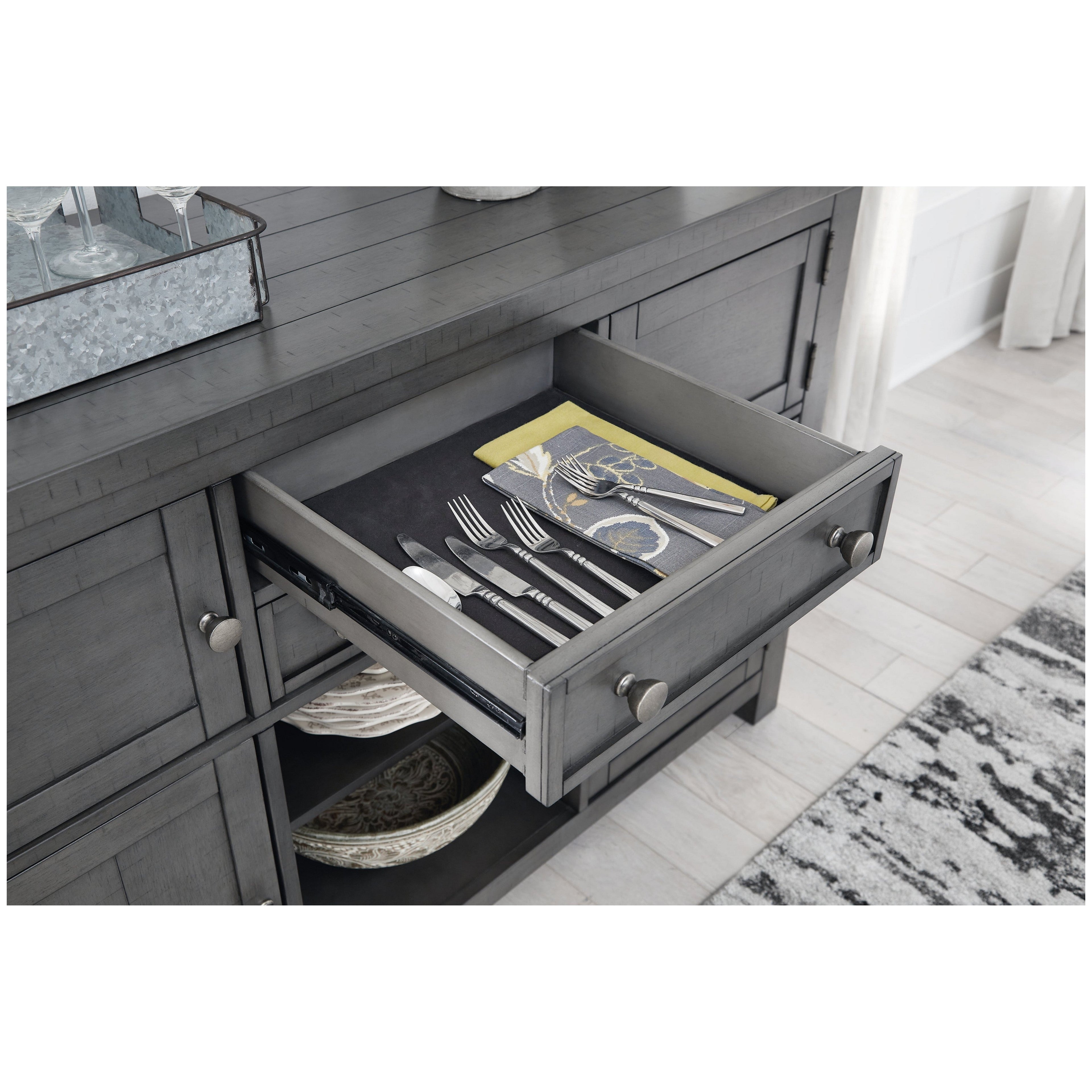 Myshanna Dining Server Ash-D629-60