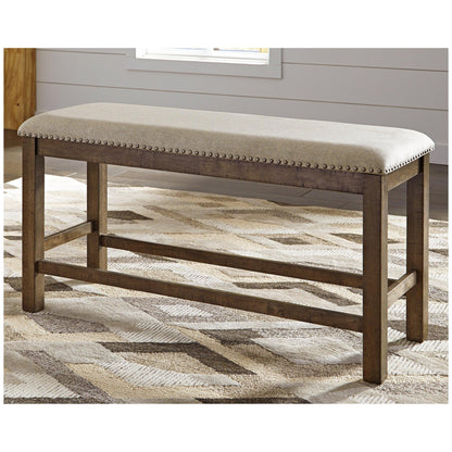 Moriville Counter Height Dining Bench Ash-D631-09