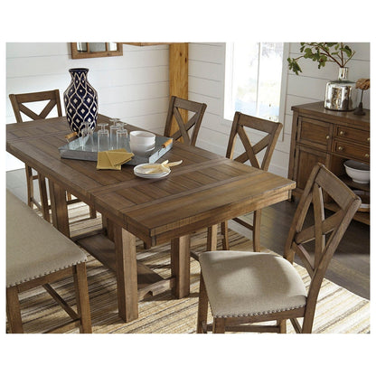 Moriville Counter Height Dining Extension Table Ash-D631-32
