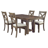 Moriville Dining Table and 4 Chairs Ash-D631D5