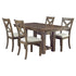 Moriville Dining Table and 4 Chairs Ash-D631D5