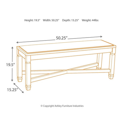 Bolanburg Dining Bench Ash-D647-00