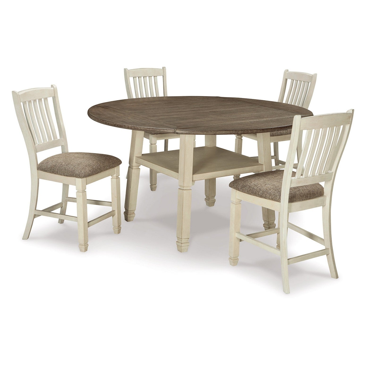 Bolanburg Counter Height Dining Table and 4 Barstools Ash-D647D6