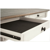 Bolanburg Counter Height Dining Table with 4 Barstools Ash-D647D4