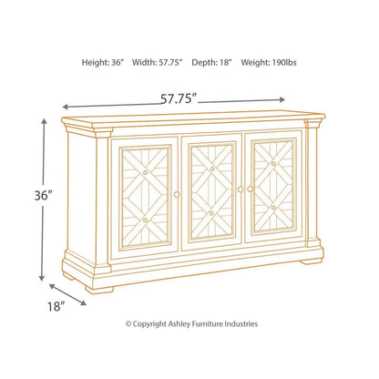 Bolanburg Dining Server Ash-D647-60