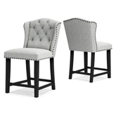 Jeanette Counter Height Bar Stool Ash-D702-124