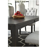 Jeanette Dining Table with 4 Chairs Ash-D702D1