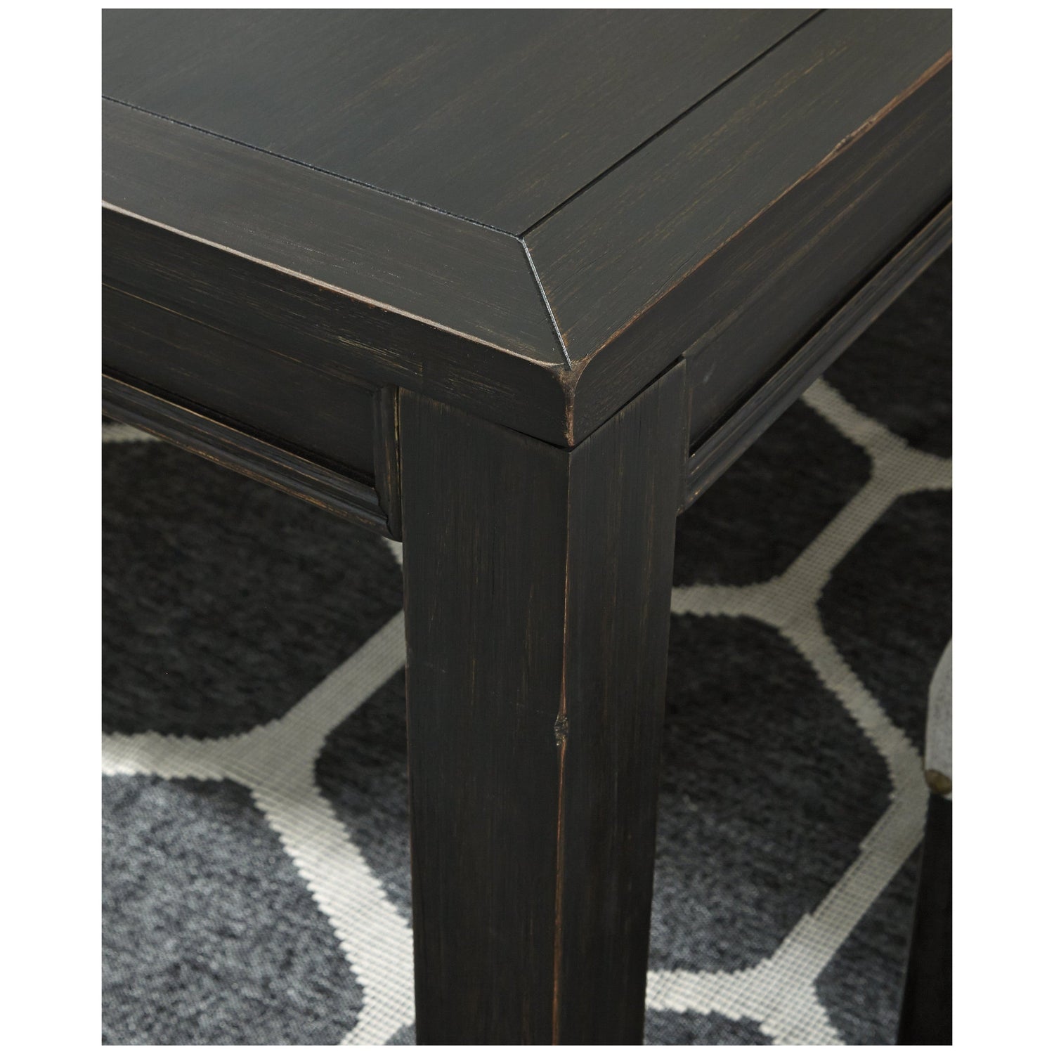 Jeanette Dining Table with 4 Chairs Ash-D702D1