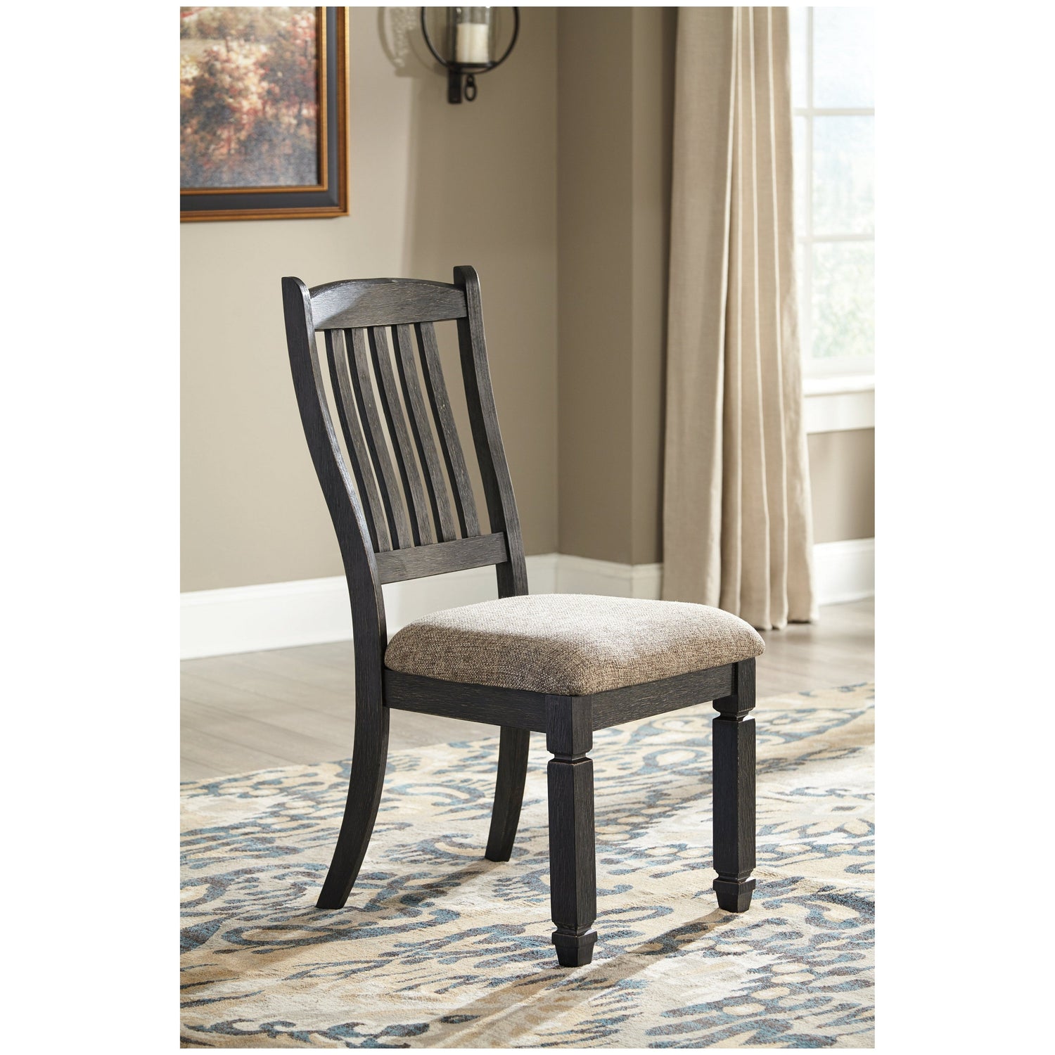 Tyler Creek Dining Table with 6 Chairs Ash-D736D7